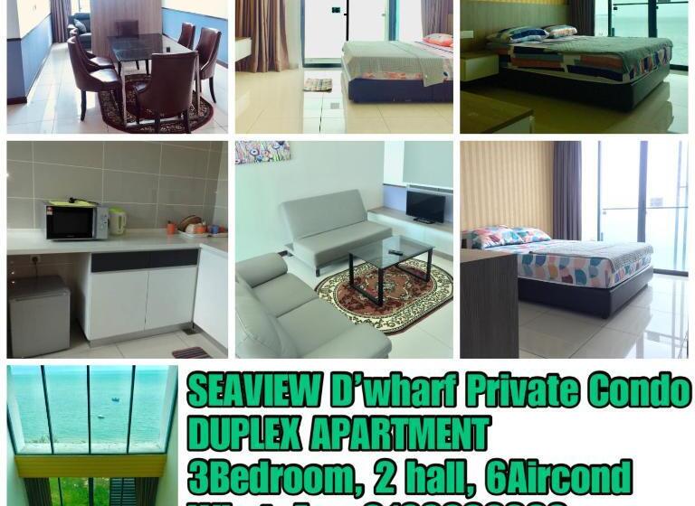 패밀리 룸 바다 전망, D Wharf Port Dickson Private Condo Waterfront
