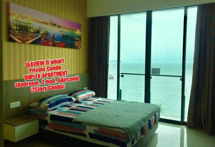 패밀리 룸 바다 전망, D Wharf Port Dickson Private Condo Waterfront
