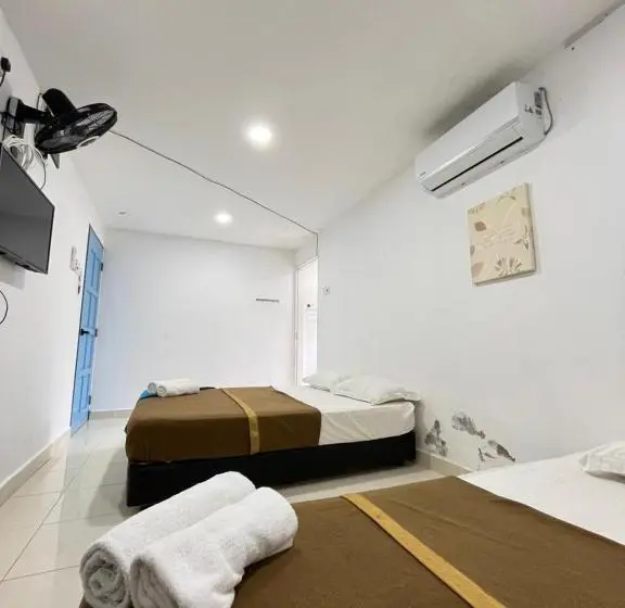 デラックスの４人部屋, Ibai Beach Guesthouse