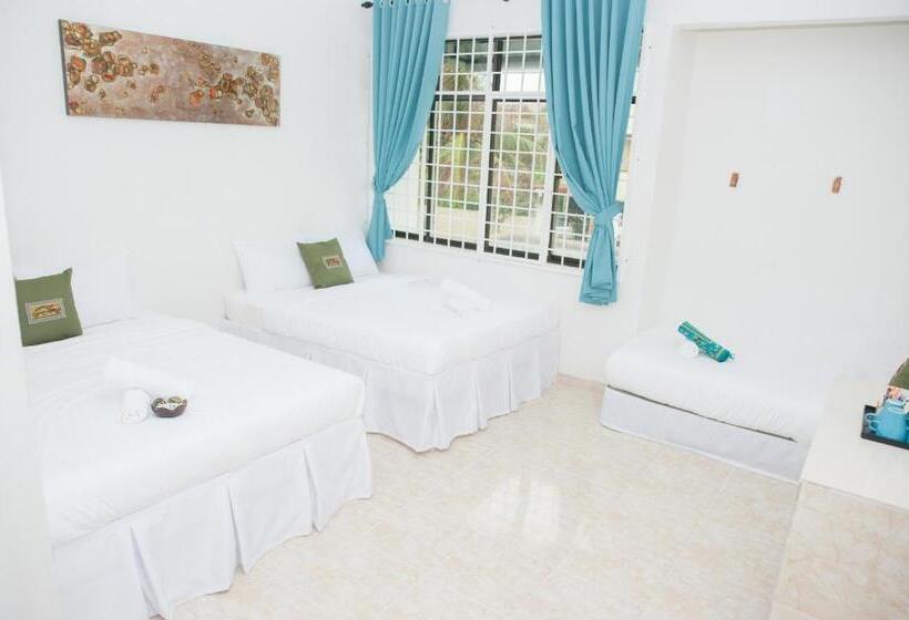 豪华家庭房间, Ibai Beach Guesthouse