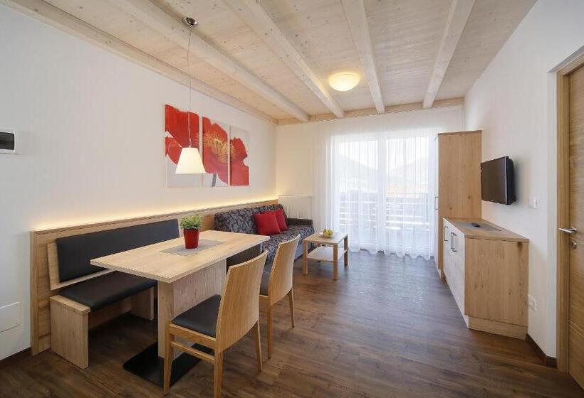 شقة غرفة نوم واحدة مزودة بشُرفة, Residence Apartment Nelkenstein