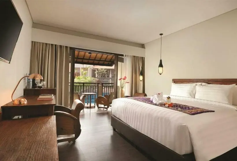 プールの見えるデラックスルーム, Best Western Premier Agung Resort Ubud