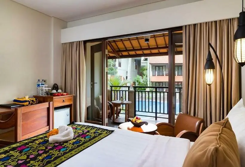 プールの見えるデラックスルーム, Best Western Premier Agung Resort Ubud