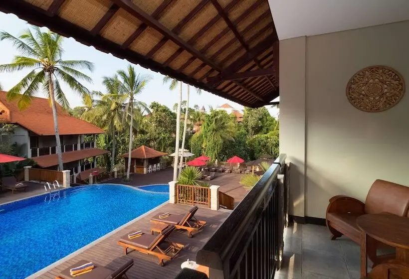 プールの見えるデラックスルーム, Best Western Premier Agung Resort Ubud