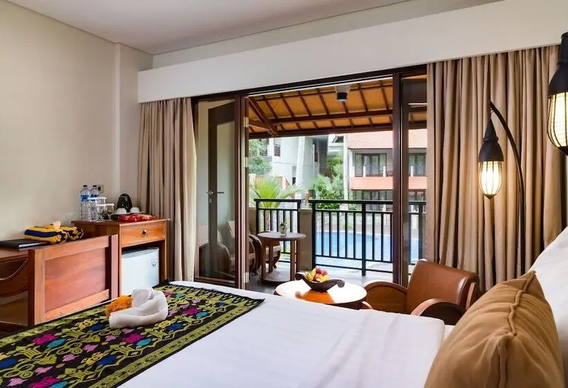 プールの見えるデラックスルーム, Best Western Premier Agung Resort Ubud
