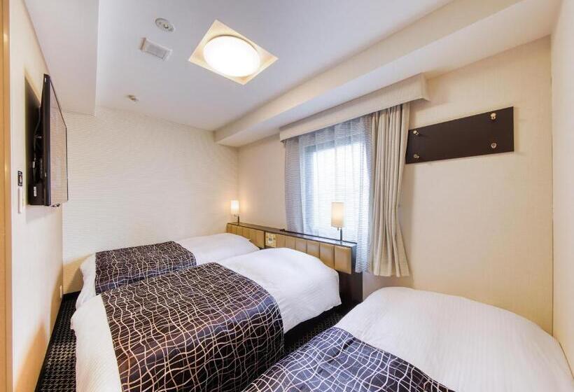 חדר סטנדרט לשלושה, Apa Hotel Hiroshima Ekimae Ohashi