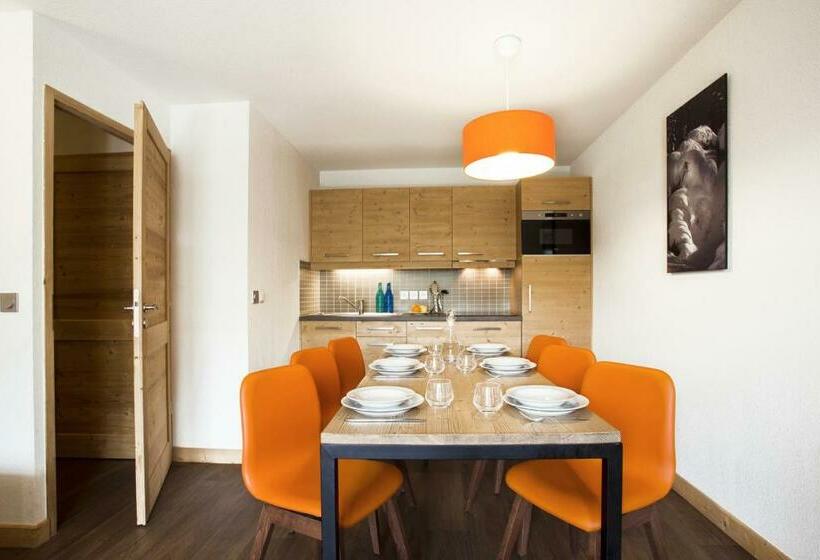 2人卧室家庭公寓, Résidence Club Mmv Le Cœur Des Loges