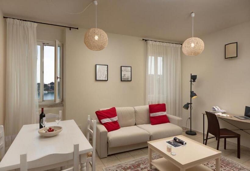 침실 1개 바다 전망 아파트, Angelo D'oro Apartments Trevisol