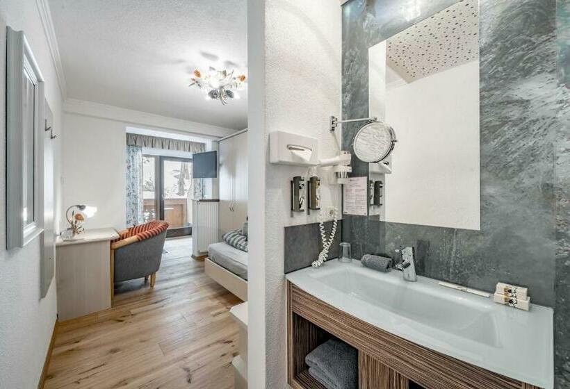 Quarto Estandar Individual com Sacada, 4 Sterne Superior Mühle Resort 1900   Adults Only
