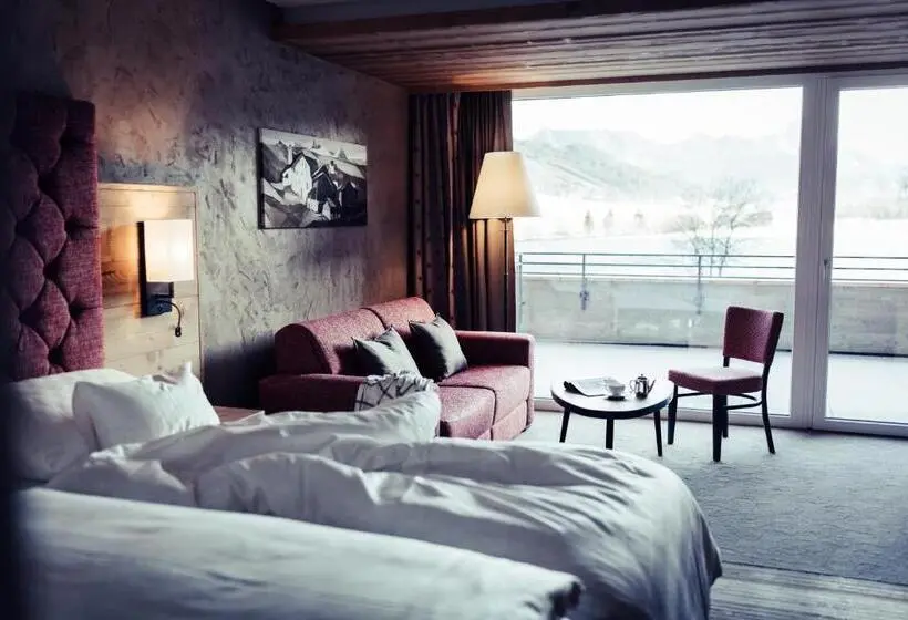 Superior-huone Parveke, Biohotel Bergzeit