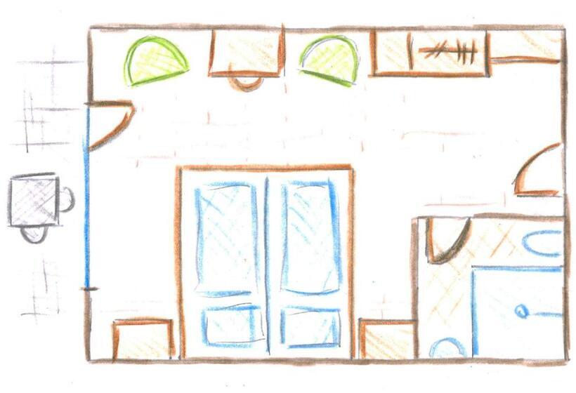 غرفة قياسية مزوَّدة بتراس, Dreiländerblick Dornbirn