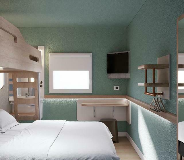 شقة من غرفة نوم واحدة متصلة, Ibis Budget Poitiers Nord Futuroscope