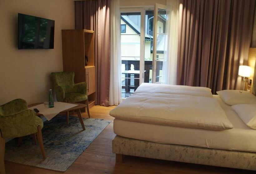 غرفة ديلوكس مزودة بشرفة, Pension Alpenhof