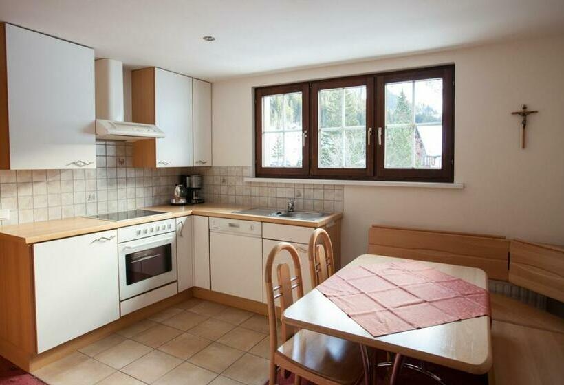 شقة غرفتين, Pension Edelweiss   Bergdorf Gargellen 1423m