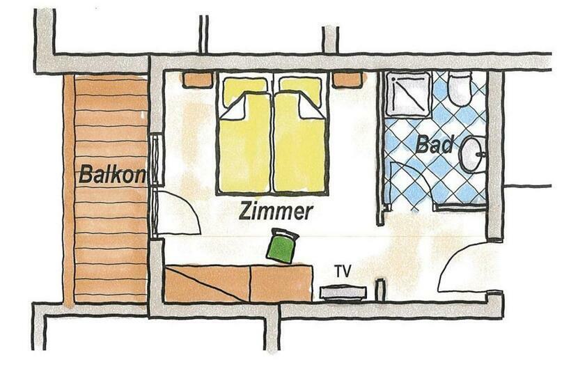 غرفة كمفورت مع بلكونة, Alpenhof