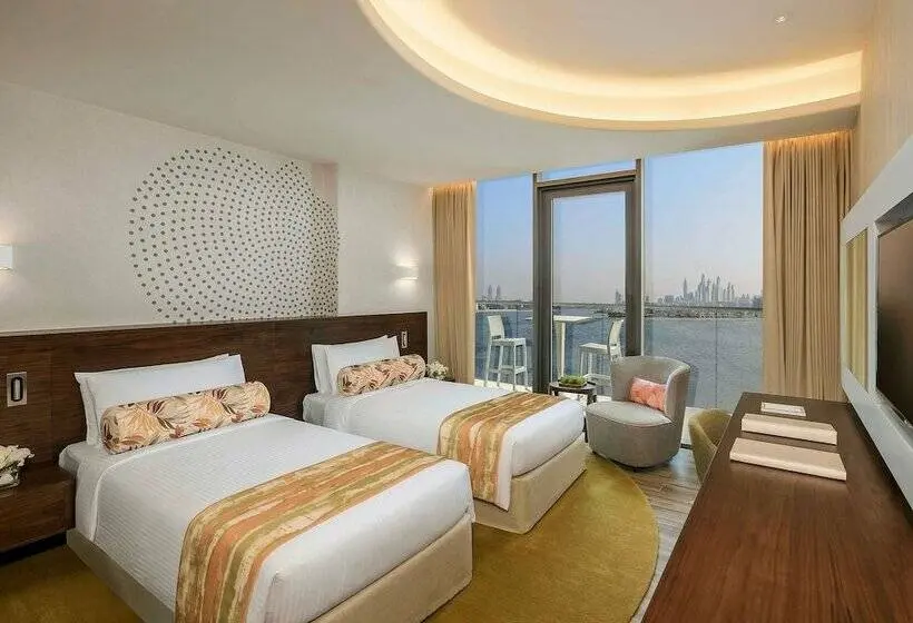 اتاق لوکس با بالکن, The Retreat Palm Dubai Mgallery by Sofitel