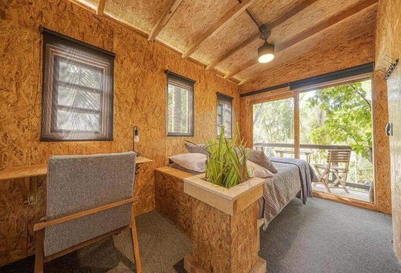 اتاق استاندارد با بالکن, El Refugio De Sayulita   Health And Wellness House