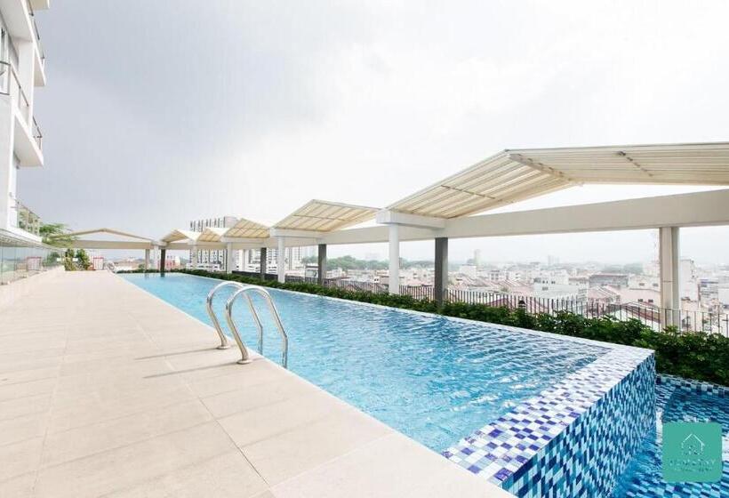 带1个卧室的顶楼公寓, Jomstay Octagon Duplex Penthouse Ipoh Town