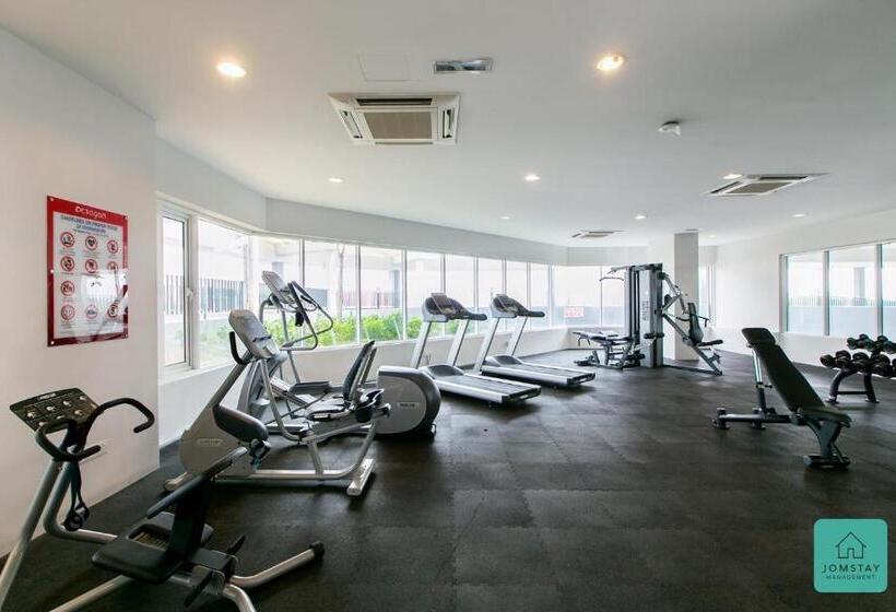 带1个卧室的顶楼公寓, Jomstay Octagon Duplex Penthouse Ipoh Town