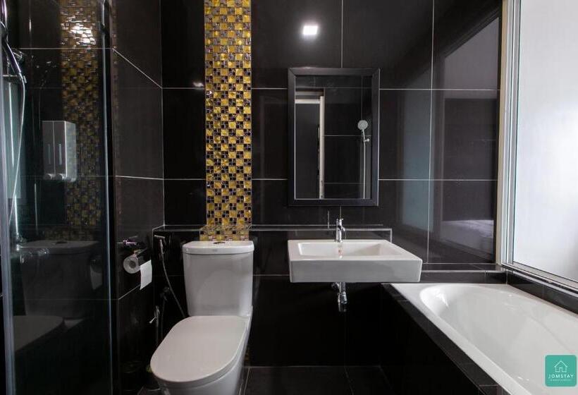 带1个卧室的顶楼公寓, Jomstay Octagon Duplex Penthouse Ipoh Town