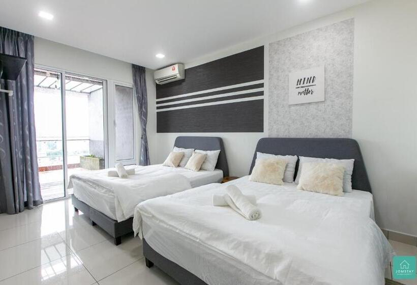 带1个卧室的顶楼公寓, Jomstay Octagon Duplex Penthouse Ipoh Town