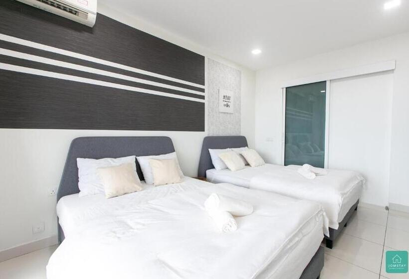 带1个卧室的顶楼公寓, Jomstay Octagon Duplex Penthouse Ipoh Town