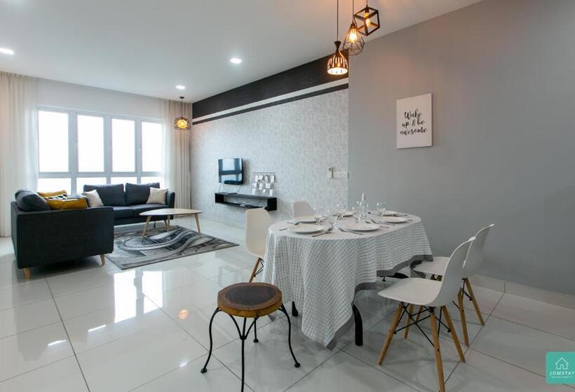 带1个卧室的顶楼公寓, Jomstay Octagon Duplex Penthouse Ipoh Town