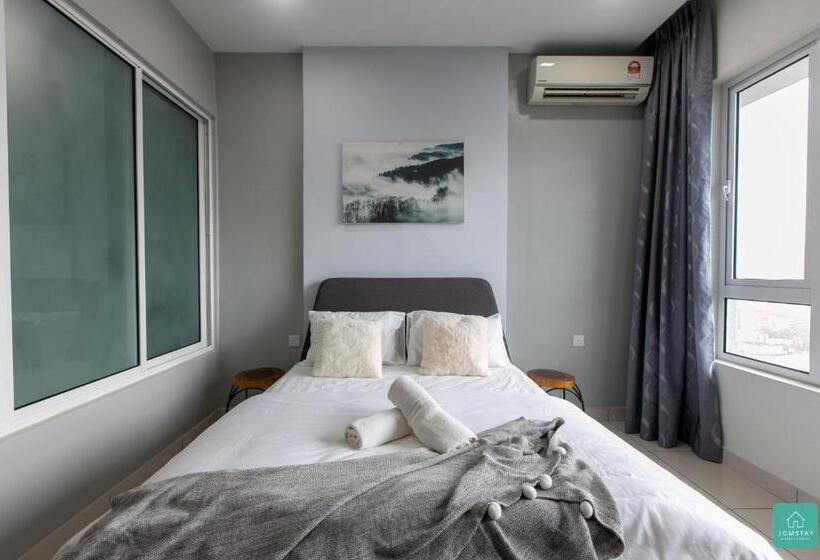 带1个卧室的顶楼公寓, Jomstay Octagon Duplex Penthouse Ipoh Town