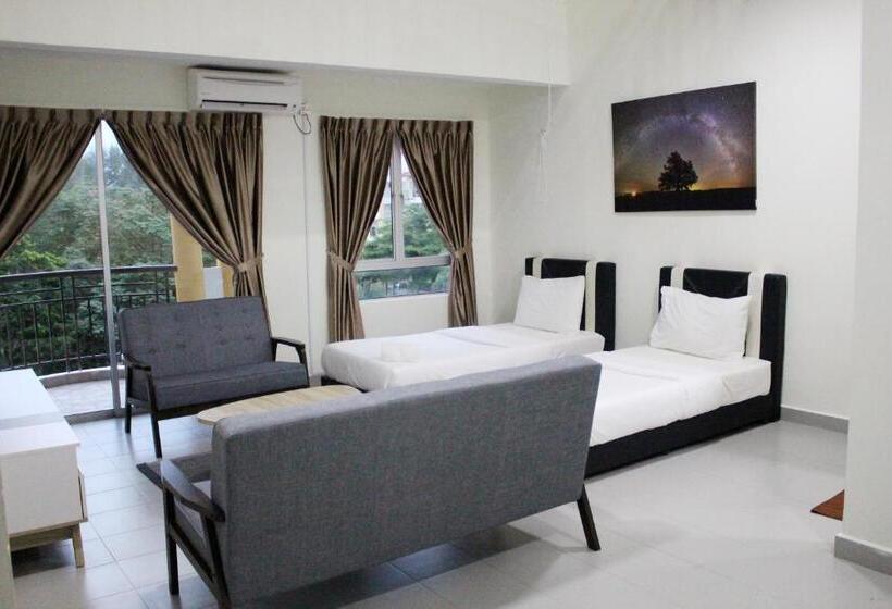 דירת פנטהאוז 2 חדרי שינה, Tiara Desaru Resort