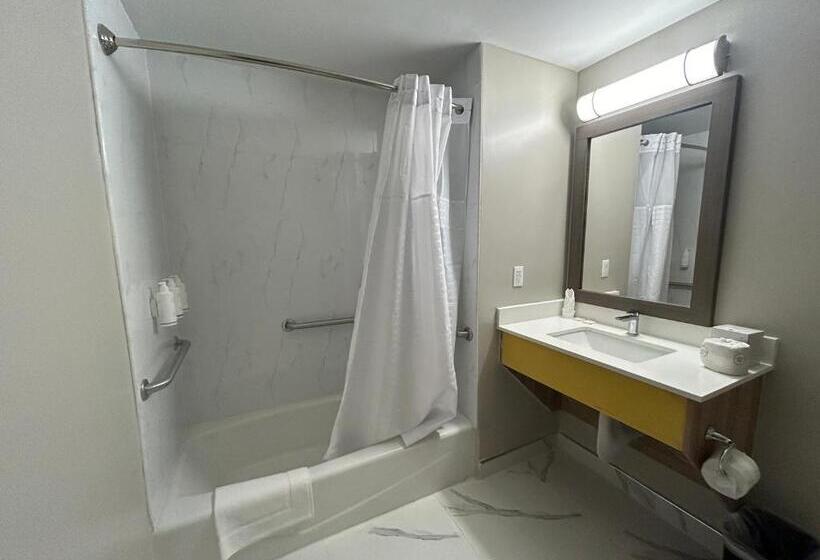 适合残疾人士使用的带超级大床的标准间, Days Inn By Wyndham Staten Island