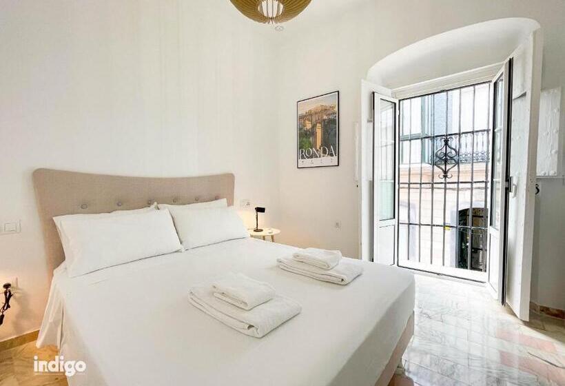 Номер Deluxe Кровать Кинг, Casa Cristóbal Colón Habitaciones Con Vistas A Semana Santa Y Fiestas