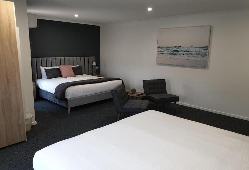 חדר משפחתי נוף לים, Twofold Bay Motor Inn