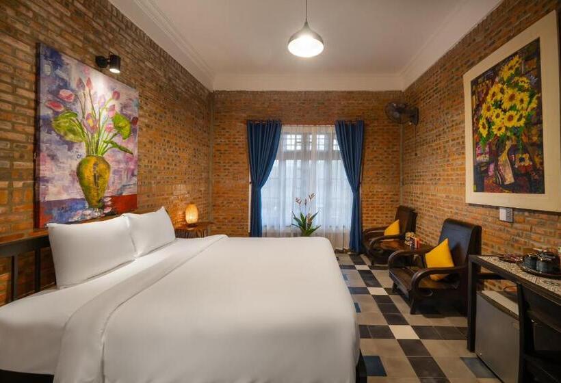 اتاق استاندارد با چشم‌انداز استخر, Calm House 3 Boutique Hotel Hoi An