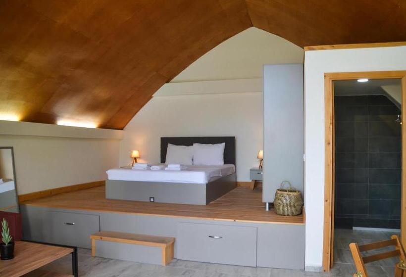 标准间带露台, Quonset Glamping