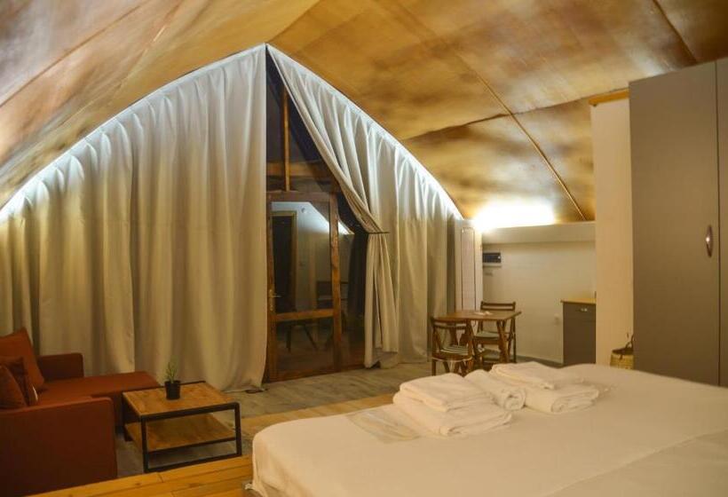 标准间带露台, Quonset Glamping