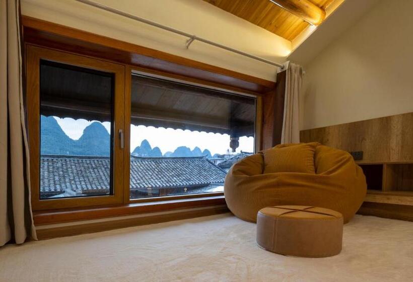 バルコニー付きスタンダードルーム, Yangshuo Vivian Villa