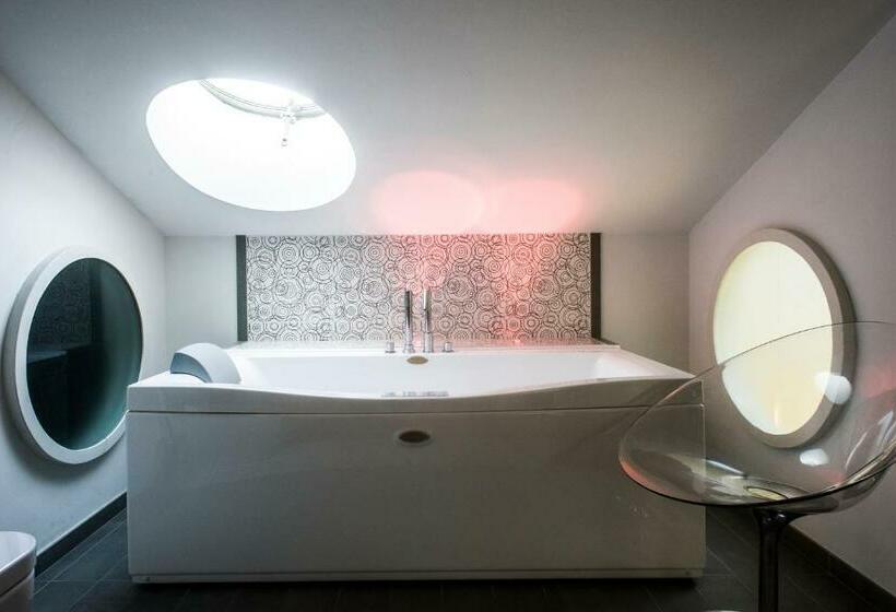 غرفة قياسية مزوَّدة بجاكوزي, B&b Villa Fortezza