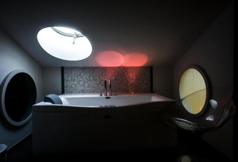 غرفة قياسية مزوَّدة بجاكوزي, B&b Villa Fortezza