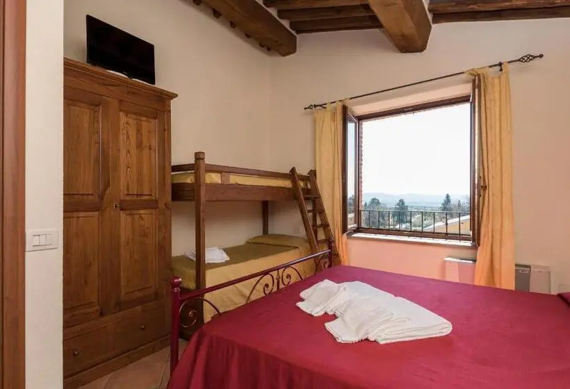 Standard Neljän Hengen Huone, Bed & Breakfast Suvereto