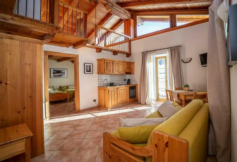 ２ベッドルームアパートメント, Residence Cascina Genzianella