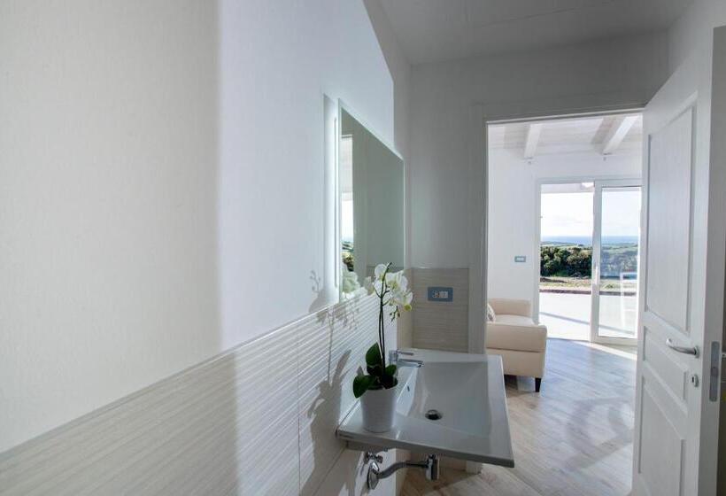 חדר דלוקס עם מרפסת נוף לים, Rena Majore Country Resort