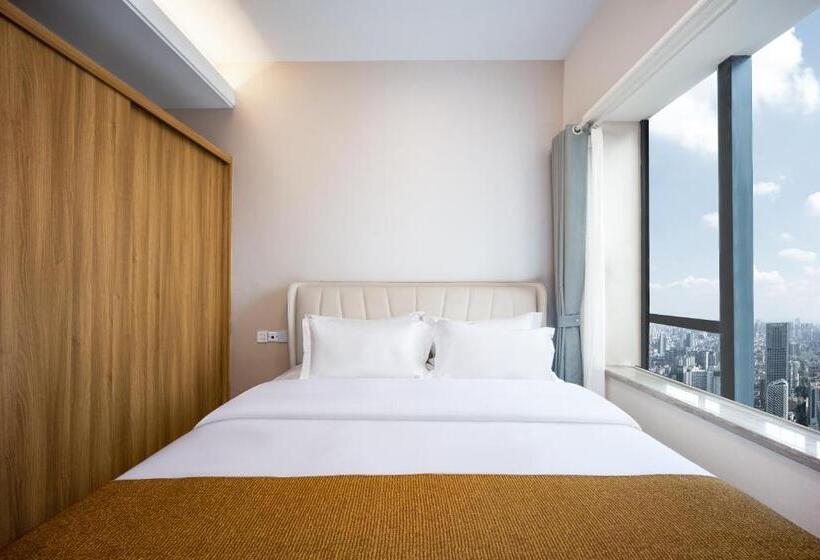 סוויטת 2 חדרי שינה, Chengdu Yayu Apart