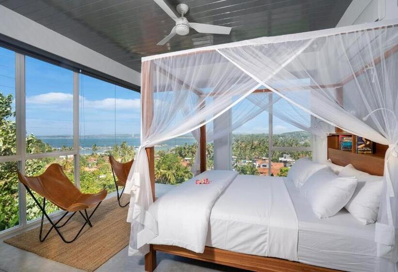 디럭스 룸 바다 전망, The Nine Mirissa