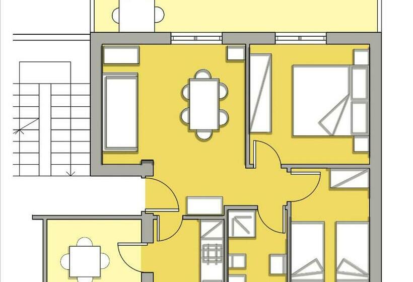 海の見える２ベッドルームアパートメント, Residence La Giungla