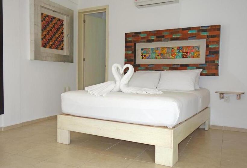 テラス付きスタンダードルーム, El Fuerte Beach Apartments