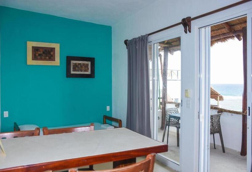 패밀리 룸 측면 바다 전망, El Fuerte Beach Apartments