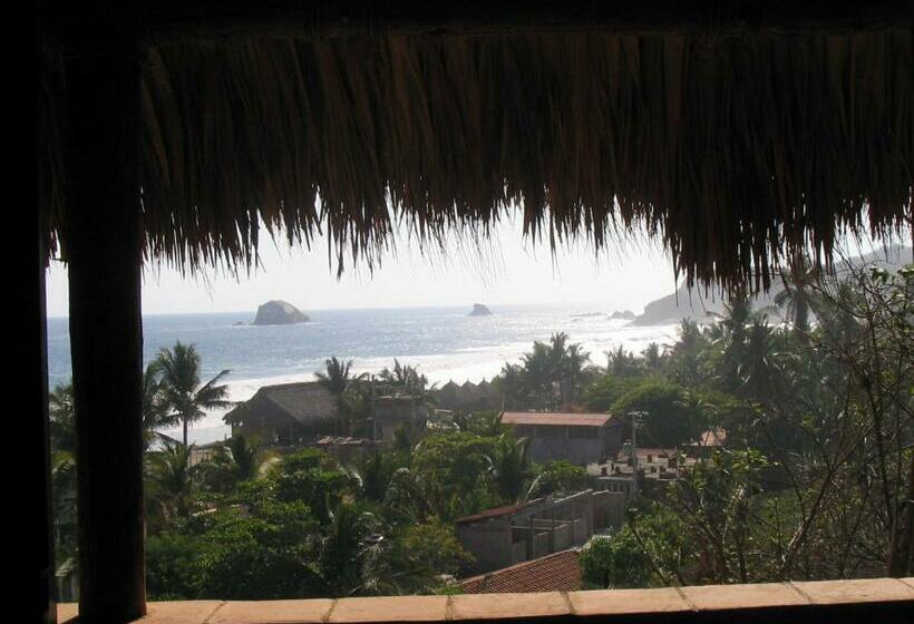 オーシャンビューのスタンダードバンガロー, La Loma Linda, Bungalows, Yoga And Feldenkrais, Starlink Internet