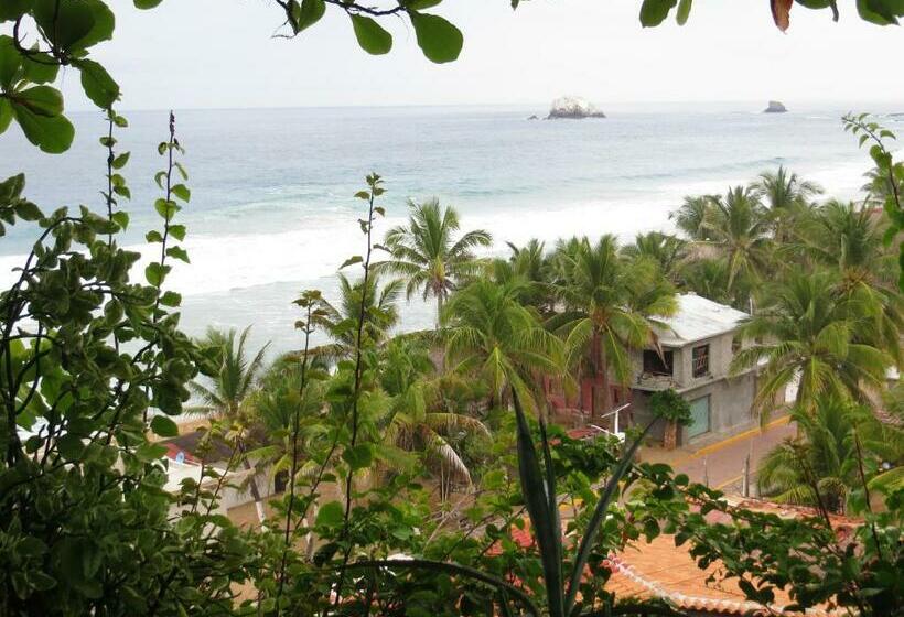 オーシャンビューのスタンダードバンガロー, La Loma Linda, Bungalows, Yoga And Feldenkrais, Starlink Internet