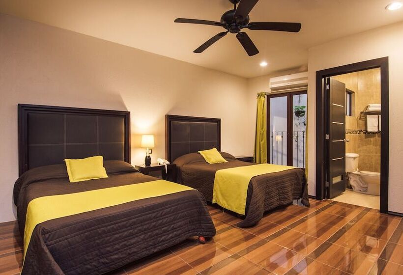 스탠다드 룸 더블 침대 2개, Majova Inn Xalapa