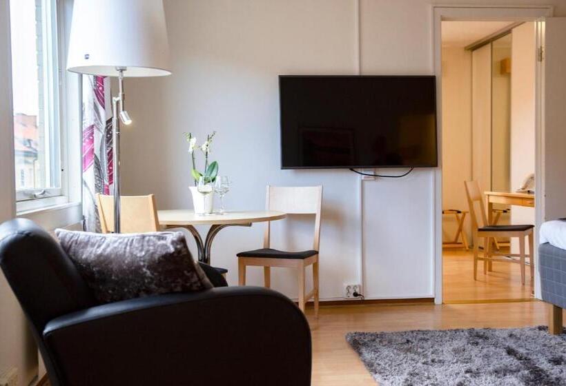 غرفة سوبيريور عائلية, Linköpings Cityhotell Och Vandrarhem
